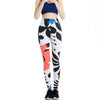 Punk Style Paint Push Up Leggings ink Splashing Rendering Print Women Geometric Legging Casual Fitness Pencil Pants WAIBO BEAR