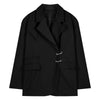 Purple Suit Jacket Women's 2023 Korean Version Oversize Design Casual Suit All Match Blazer Mujer Office Lady Coat