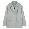 Purple Suit Jacket Women's 2023 Korean Version Oversize Design Casual Suit All Match Blazer Mujer Office Lady Coat