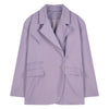 Purple Suit Jacket Women's 2023 Korean Version Oversize Design Casual Suit All Match Blazer Mujer Office Lady Coat