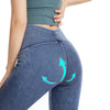Push Hip Fitness Yoga Leggings Women'S Autumn And Winter Thin High Waist Slim Jeans Belly Buttocks Yoga Pants Gym Leggins Mujer