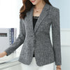 2022 New Spring Plus Size Women Blazer Long Sleeve Female Formal Jacket Slim Elegant Ladies Office Blazers Feminino HB644