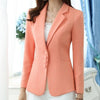 2022 New Spring Plus Size Women Blazer Long Sleeve Female Formal Jacket Slim Elegant Ladies Office Blazers Feminino HB644