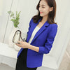 New Spring Women Blazer Single Button Female Formal Office Blazers Long Sleeve Casual Coat Blazer Feminino HB647