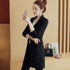 Spring Autumn Fashion Black Blazer Women One Button Jacket Coat Outwear Blazer Women Long Blazers Jackets YC222