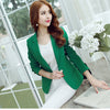 Autumn Women Blazers And Jackets Long Sleeve Slim Suit One Button Women Jacket Plus Size S-2XL Blazer YX8870