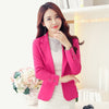 Spring Autumn Jacket Blazer Women Slim Long Sleeve Small Suit Jacket Plus Size 5XL Blazer Feminino Women's Coat YC457