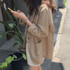 QOERLIN Suit Blazer Thin Cotton Linen Suit Clothing 2023 Spring Fll Korean Retro Loose Casual Suit Jacket Coat