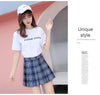 QRWR   Kawaii Summer Women Skirts High Waist Cute Sweet Girl's Pleated Skirt Korean Style Mini Skirts for Women