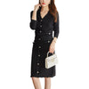 Qiu dong temperament socialite knitting two-piece autumn wind brim minus age paragraph small sweet wind leisure suit skirt