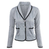5 Colors Women's casual suit jacket Autumn Ladies slim short blazer coat S - 6XL Plus size outerwear for female