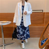 REALEFT 2022 Autumn Loose Pink Women's Blazers Female Formal Single Breasted Jackets Elegant Casual Outerwear Tops Pockets