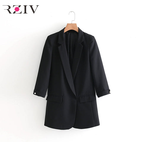 2022 Autumn coat women blazers and jackets solid color blazers & suits leisure suit beaded decoration long section coat