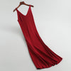RZIV female slim casual solid color knit vest dress sling harness sweater dress big stretch