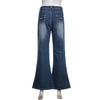 Rapcopter Low Waisted Jeans Pockets Grunge Retro Trousers Zipper Flare Mom Jeans Women Korean Casual Cargo Pants 90s