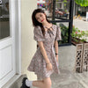 Real S Cost-Effective Lace Floral Dress Women's French Heart