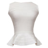 Red Fishtail Rayon Elastic 2022 New Summer Women's Sexy Peplum Long Bandage Top Vest