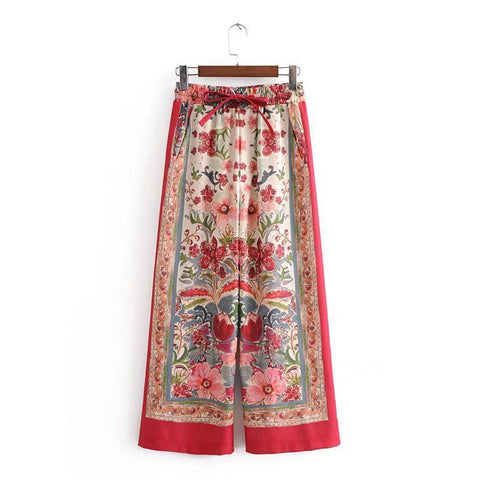 Retro Flower print Sashes Waist Blazer 2022 Casual Woman Shawl Collar Slim Fit Mid long Suit Jacket Coat Outerwear With Belt