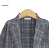Retro Plaid Blazer Set Single-breasted Jacket & Pencil Skirt 2 Pieces Skirt Suit Female Office Ladies Blazer Suit two piece set