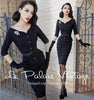 Retro elegant Three Quarter sleeve jacket ladies high waist half body goddess suit skirt female autumn