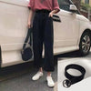 Retro jeans women's spring and autumn dress 2022 insbf high waist SLIM STRAIGHT pants wide leg pants
