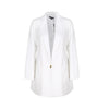Richkoko Apparel White Office Women Blazer Suit Black Casual Female Jacket Sky Blue Loose Suit Peach Single Button Blazer
