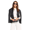Richkoko New Fashion Autumn Women Jacket  Cardigan Street Coats Work Suits Unique Sleeve Design Champagne Cape Blazer Weminino