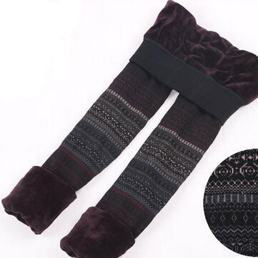Warm Winter Leggings Women High Waist Velvet Leggins Thick Christmas Legins Women Pants Plus Size Leggings RZF736
