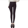 Ripped Bottoms High Waist Woman Jeans Skinny Casual Denim Women Pencil Pants Cool Jeans Slim Student Girls Trousers Dunayskiy