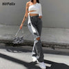 Ripped High Waist Jeans Women Straight Leg Loose Boyfriend Jean Pants Casual Wash Denim Trousers Streetwear Baggy Pants