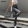 Ripped High Waist Jeans Women Straight Leg Loose Boyfriend Jean Pants Casual Wash Denim Trousers Streetwear Baggy Pants