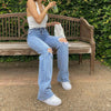 Ripped Jeans Women 2022 Blue Baggy Straight Jeans High Waist Casual Wide Denim Trousers Y2k Pants Vintage Streetwear