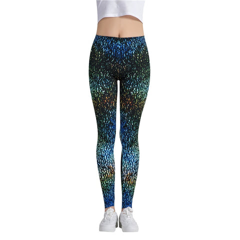 Rock Printing legins Women Leggings Fitness Leggings Stretchy Trousers Fashion Slim WorkOut Pants Female Punk Sexy WAIBO BEAR
