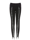 Gothic Leggings Pants Bandage Women Spring Black Slim Lace-Up Streetwear Skinny Fashion Sexy Casual Harajuku Goth Pants