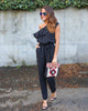 Ruffle Jumpsuit Women One Shoulder Summer Jumpsuit 2022 Office Work Wear Elegant Wide Leg Jumpsuit