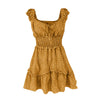 Ruffles Women's Summer Dress Sexy Pleated Sleeve Polka Dot print Mini Dresses Bohemian A-line Sundress A Line Party Dresses 2022