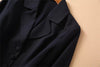 Runway Designer Notched Collar Blazer Coat & Bodycon Midi Skirts Women 2 Pcs Sets Women Office Work Dress Sets