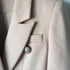 S-2XL brand 2023 spring Korean Slim blazer suit women metal button double-breasted Blazer & Suits wj1672 dropship