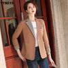 S-3XL Autumn Temperament Women's Plus Size Suit 2022 Spring and Autumn High-quality Casual Professional Office Blazer Female