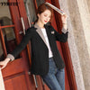 S-3XL Autumn Temperament Women's Plus Size Suit 2022 Spring and Autumn High-quality Casual Professional Office Blazer Female