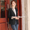 S-3XL Autumn Temperament Women's Plus Size Suit 2022 Spring and Autumn High-quality Casual Professional Office Blazer Female