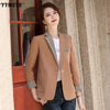 S-3XL Autumn Temperament Women's Plus Size Suit 2022 Spring and Autumn High-quality Casual Professional Office Blazer Female