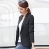 S-4XL New Women's Casual Blazer Coat Spring 2022 Fashion Elegant Solid color Button Slim Workwear Suits Tops Female Plus size