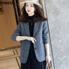 S-4XL Plus Size Jacket Suit Office Temperament Slim Long-sleeved Ladies Blazer 2022 High-quality Winter Women's Clothing