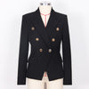S-XXL  Solid Color Slim Fit B Button Long Sleeve Blazer + Half Skirt Commuter Professional Woman Suit