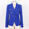 S-XXL  Solid Color Slim Fit B Button Long Sleeve Blazer + Half Skirt Commuter Professional Woman Suit