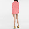 S-XXL  Solid Color Slim Fit B Button Long Sleeve Blazer + Half Skirt Commuter Professional Woman Suit