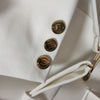 S-XXXLProduct Suit Collar Slim Temperament Dress Double Breasted Lace-up Long Coat Suit Skirt Commuting Simple Jacket Top