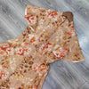Women Summer Retro Print Linen Dress