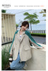 SuperAen Autumn 2023 Design Fake Two Pieces Contrast Color Blazer Women's Loose Casual Blazer